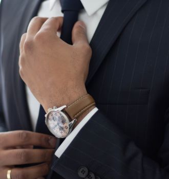 Man in suit and tie