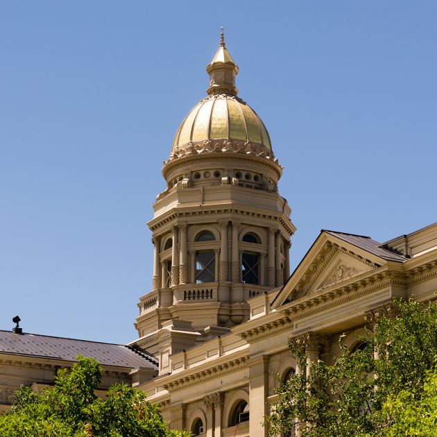 Cheyenne, Wyoming- Capital City Downtown Capitol Building