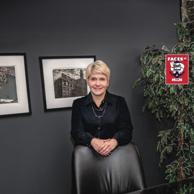 Jessica Basso in the office