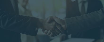 Handshake after business deal