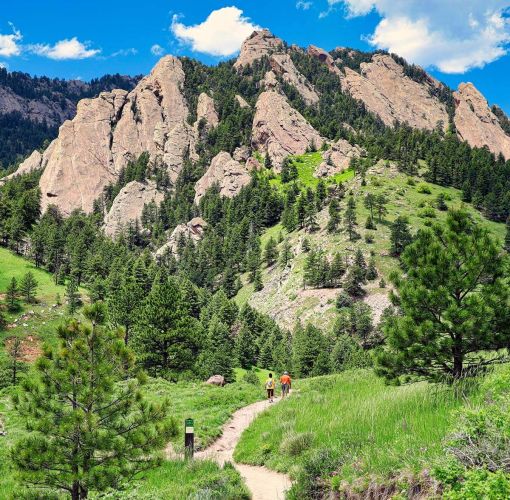 hiking trail in Boulder, Colorado