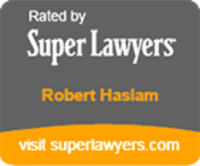 Rated by Super Lawyers Robert Haslam