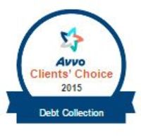 Avvo Clients' Choice 2015 debt collection
