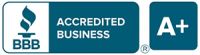 BBB A+ accredited business award