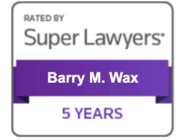 Super Lawyers Barry M. Wax 5 years