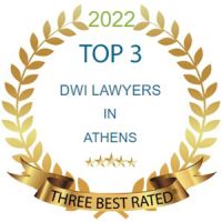 2022 Top 3 DWI Lawyers in Athens Award