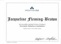 CERTIFICATE FOR MEDIATION 2025