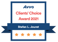 Avvo Clients' Choice Award 2021 Stefan L. Jouret