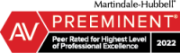 Martindale-Hubbell Preeminent Badge 2022