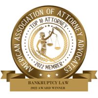 American Association of Attorney Advocates Bankruptcy Law 2022 Award Winner