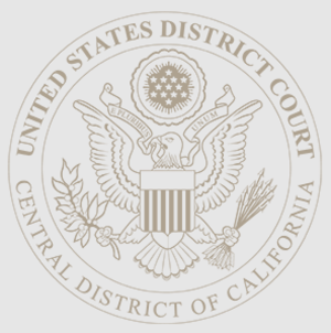 United States District Court California Badge