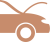 Car with hood up