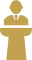 Person on the stand