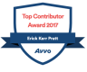 Top Contributor Award 2017 Erick Kerr Pratt Avvo