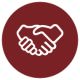 shaking hands icon