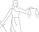 Lady of justice icon