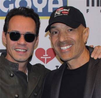 Marc Anthony - Attorney Alex Hernandez with Latino singer Marc Anthony