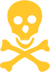 Skull and crossbones icon