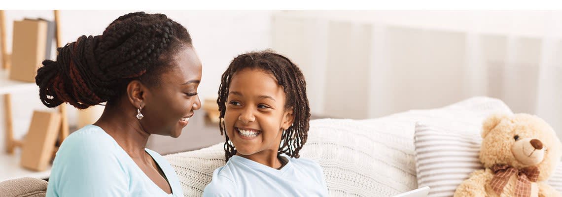 Mom and Daughter enjoying their time together