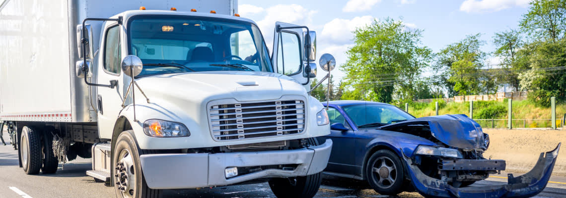 Semi-Truck crash with car