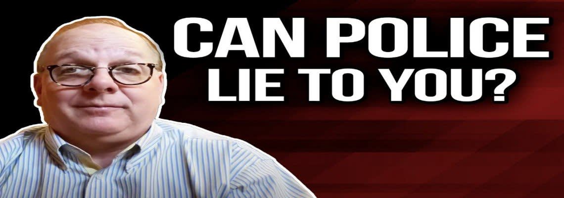"Can police lie to you?" graphic