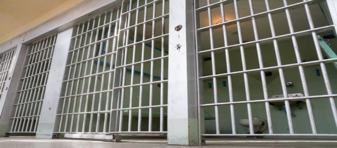 Empty jail cell