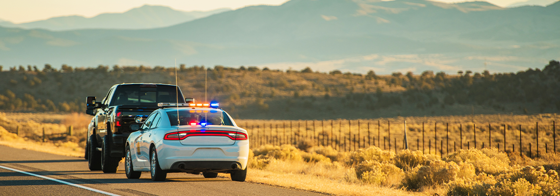 Utah Highway Police Patrol Traffic Stop