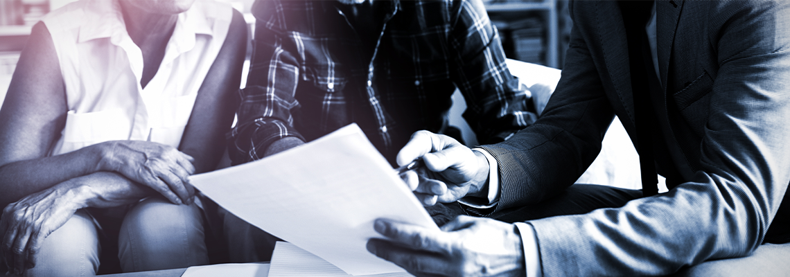 Couple Planning Their Estate with Financial Advisor
