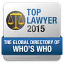 Top lawyer 2015 - The Global directory of who's who badge