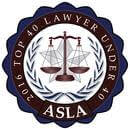 Top 40 Lawyer Under 40 ASLA Badge