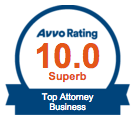 Avvo 10.0 Business Attorney Rating