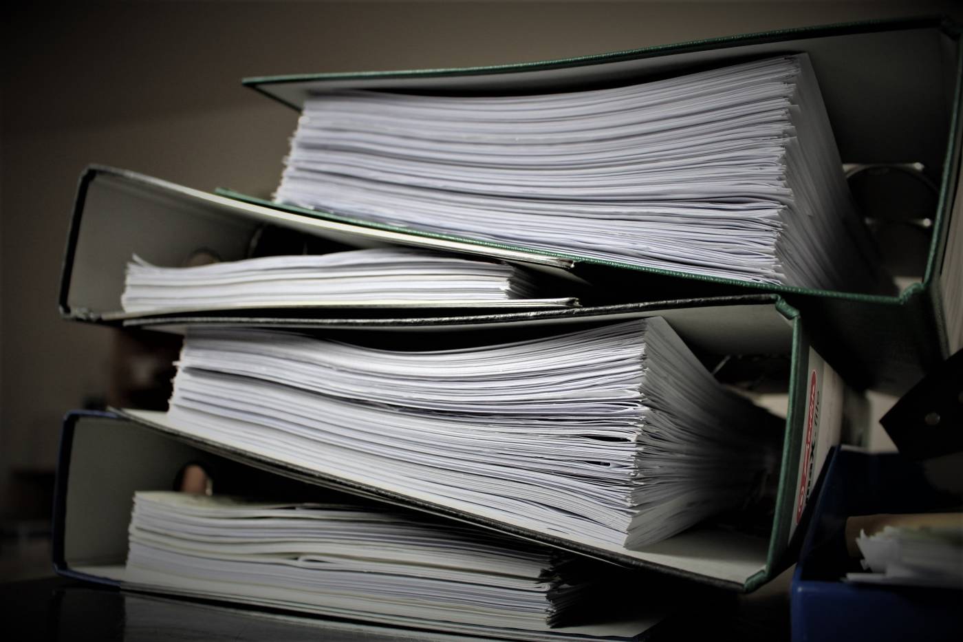 Stacks of Folders
