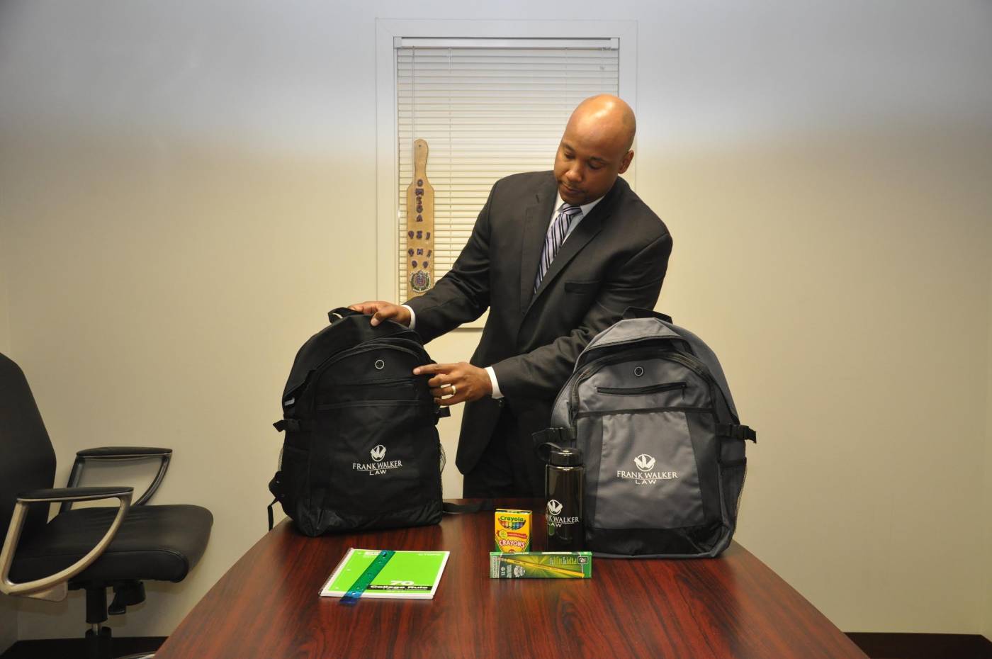 Frank Walker Law Backpack Giveaway