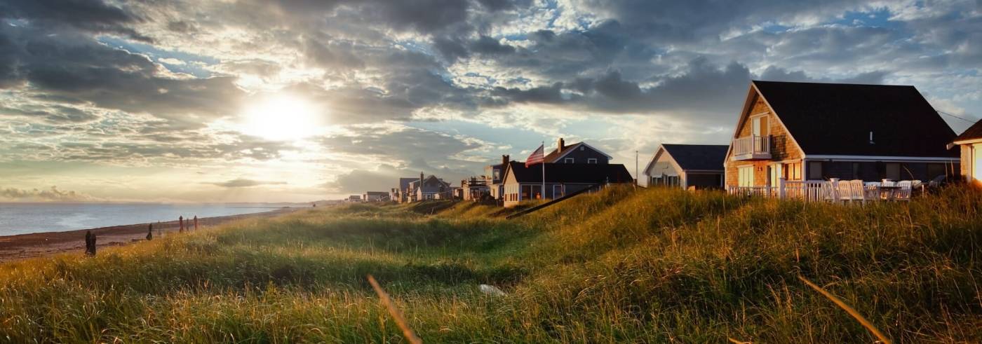 Beach houses in Cape Cod