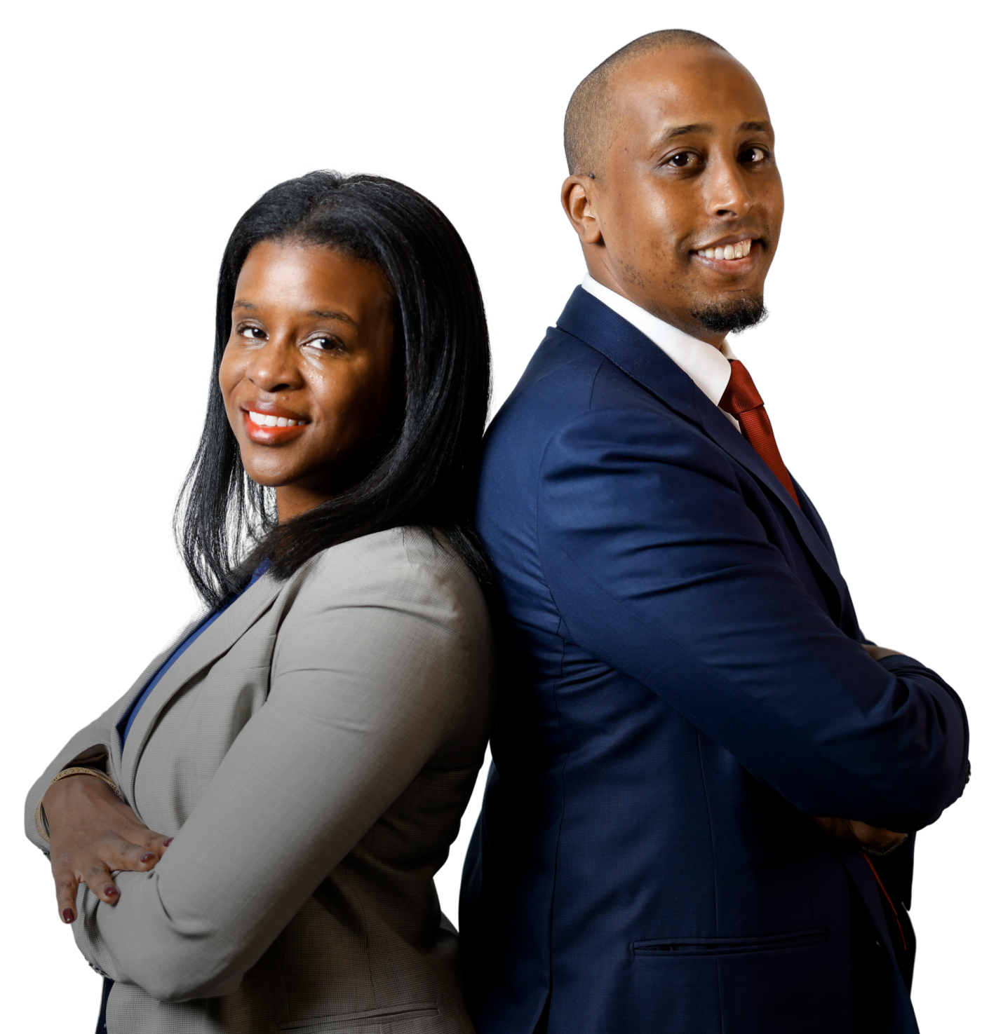 Janelle Baptiste Barre and Abadir Barre