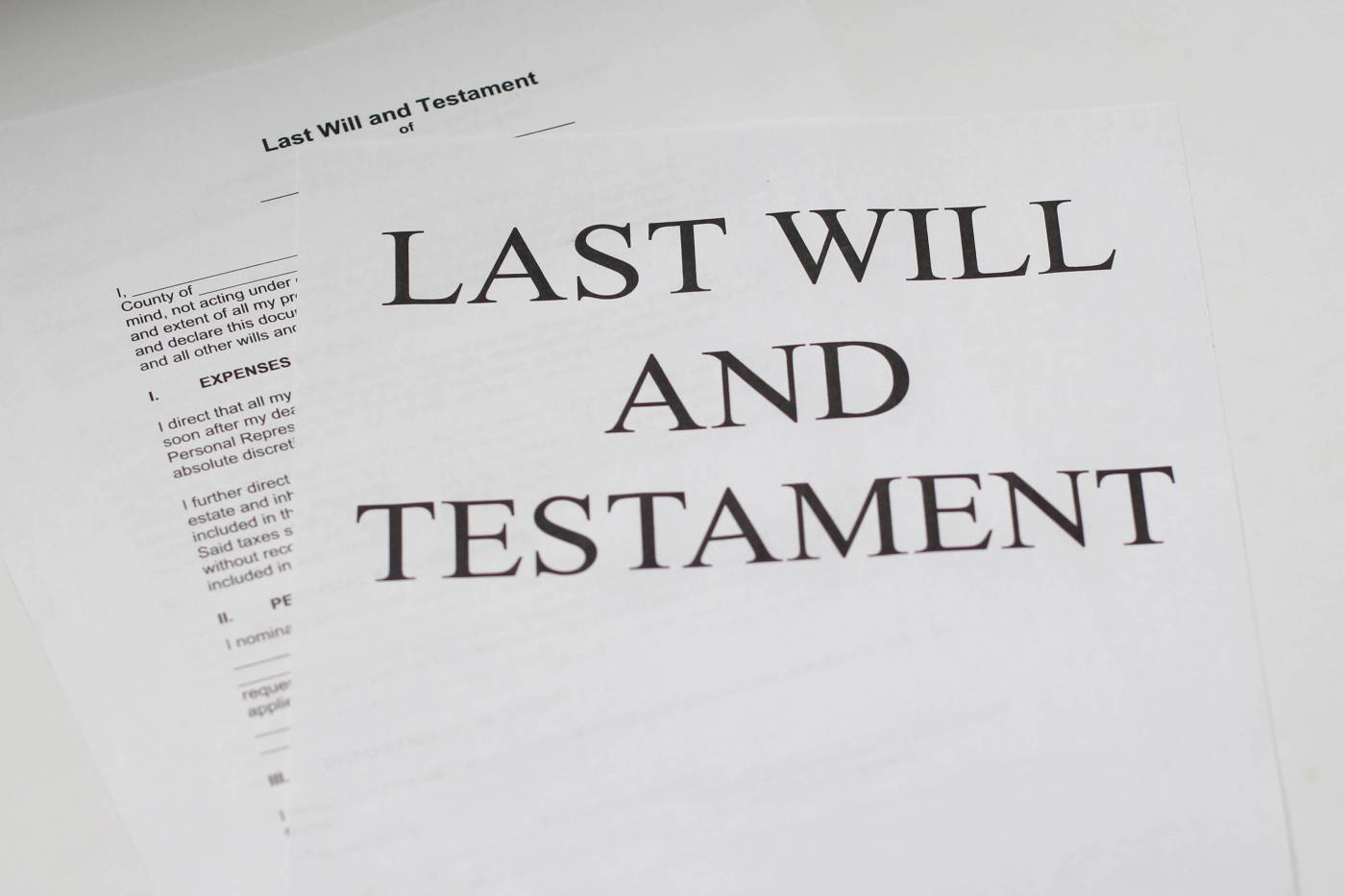 Last will and testament