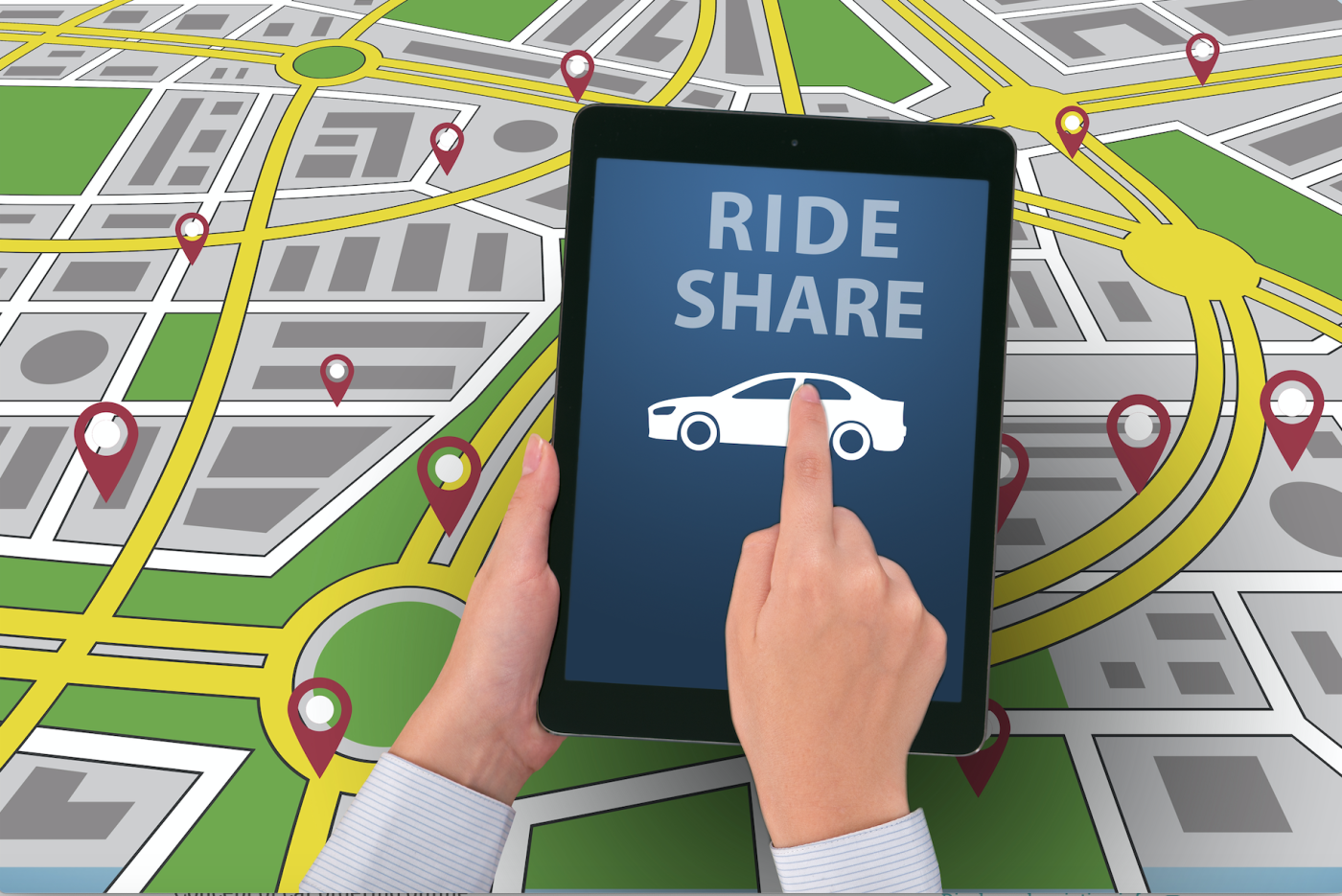 Ride share iPad