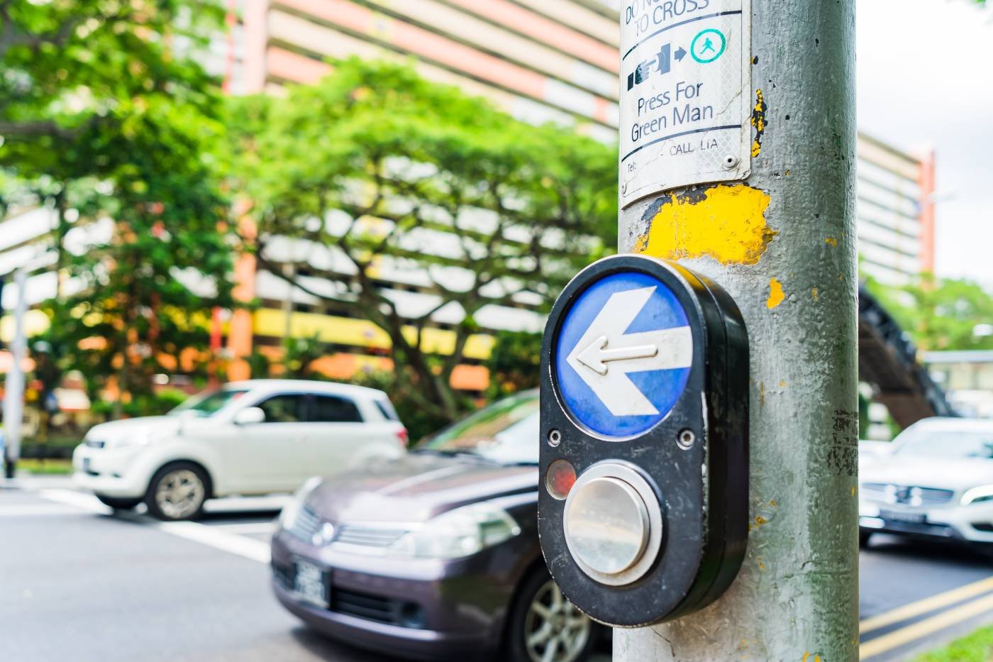 cross walk sign
