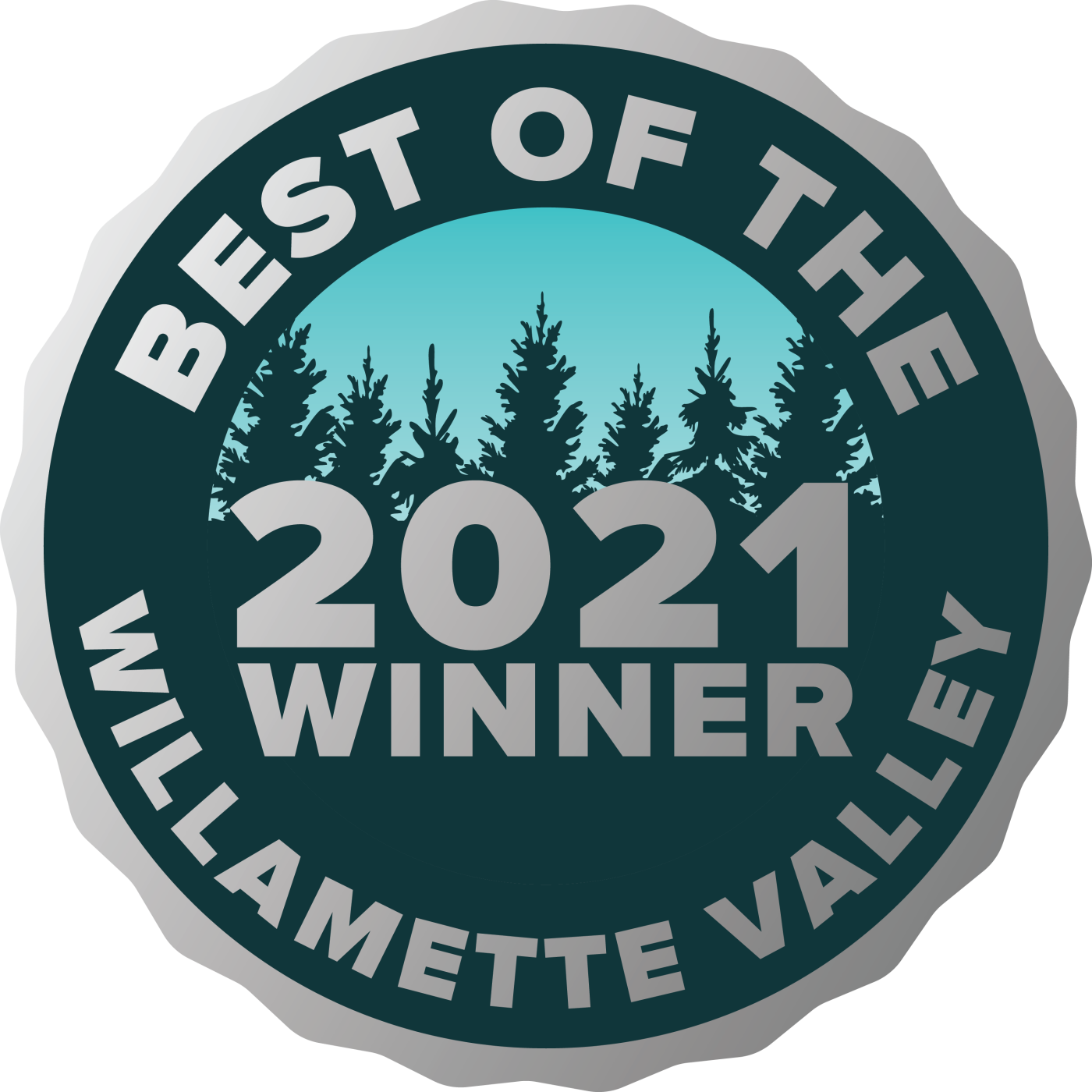 Best of the Willamette Valley 2021 Winner badge
