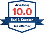 Avvo Rating for Karl E. Knudsen 10.0