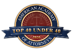 American Academy Top 40 Under 40 Badge