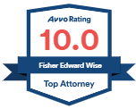 Avvo Rating 10.0 Top Attorney for Attorney Fisher Wise