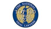 top 100 trial lawyers badge