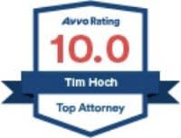 Tim Hoch 10.0 Top Attorney Badge