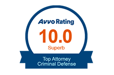 Avvo Rating 10.0 Superb Top Attorney Criminal Defense