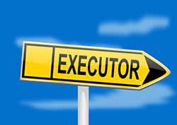 Signing that says "executor"