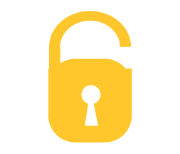 Unlocked lock icon
