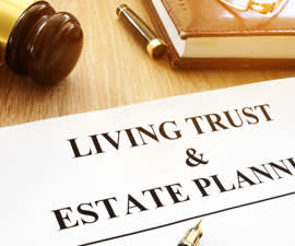 Sheet of Paper reading Trust and Estate Planning