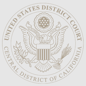 United States District Court California Badge
