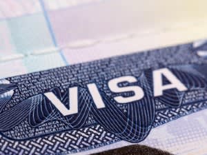 Picture of a visa